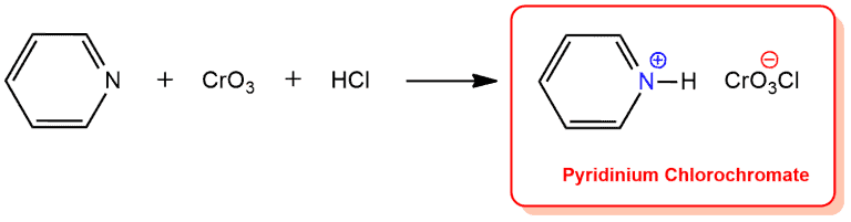 Structural reaction scheme for PCC chemistry reagent, diagram 2 of 3